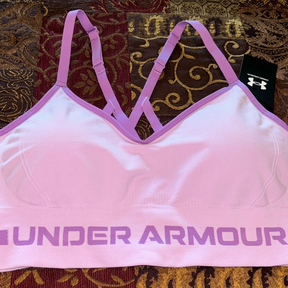 Under Armour Padded Adjustable Strap Sports Bra